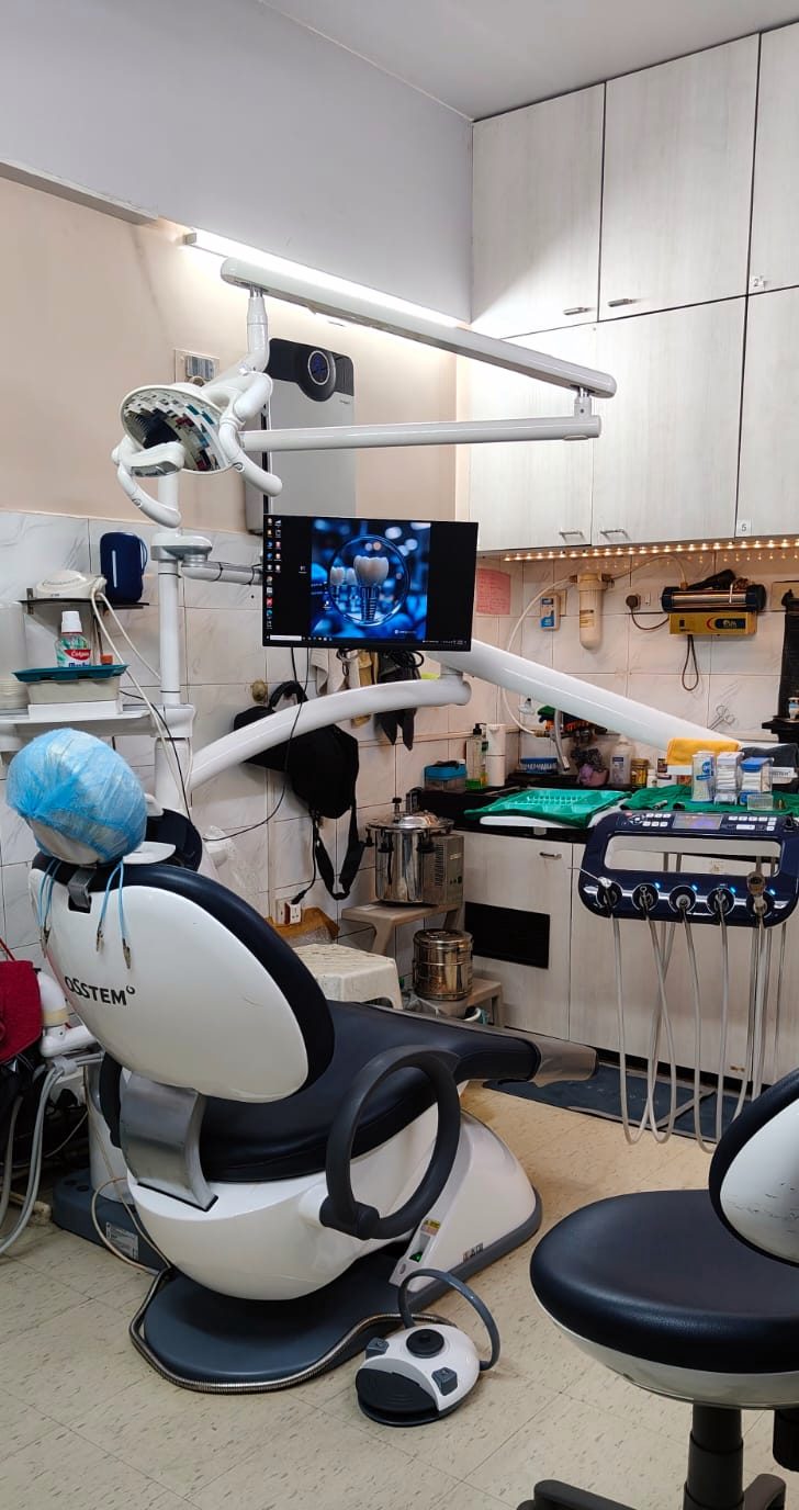 Dental chair and monitor